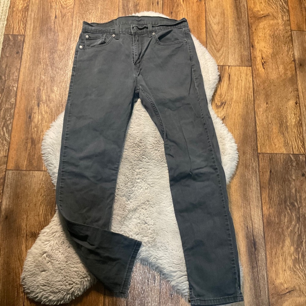 Levi's 502 Gray‎ Mens Jeans Size 30 Classic Taper